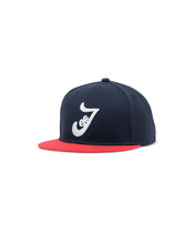 Load image into Gallery viewer, Jefe Fitted (Navy Blue/Red)