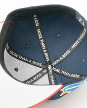 Load image into Gallery viewer, Jefe Fitted (Navy Blue/Red)
