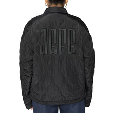 Load image into Gallery viewer, “La Jefa” Quilted Jacket (Black)
